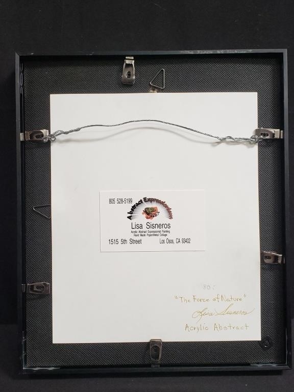 Artwork by Lisa Sisneros, The Force, Made of acrylic