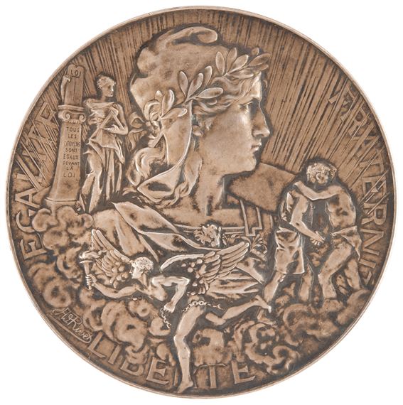 Médaille Bronze Ancienne Comice Agricole De Toulouse - Adolphe Rivet - Pièce De Collection Française