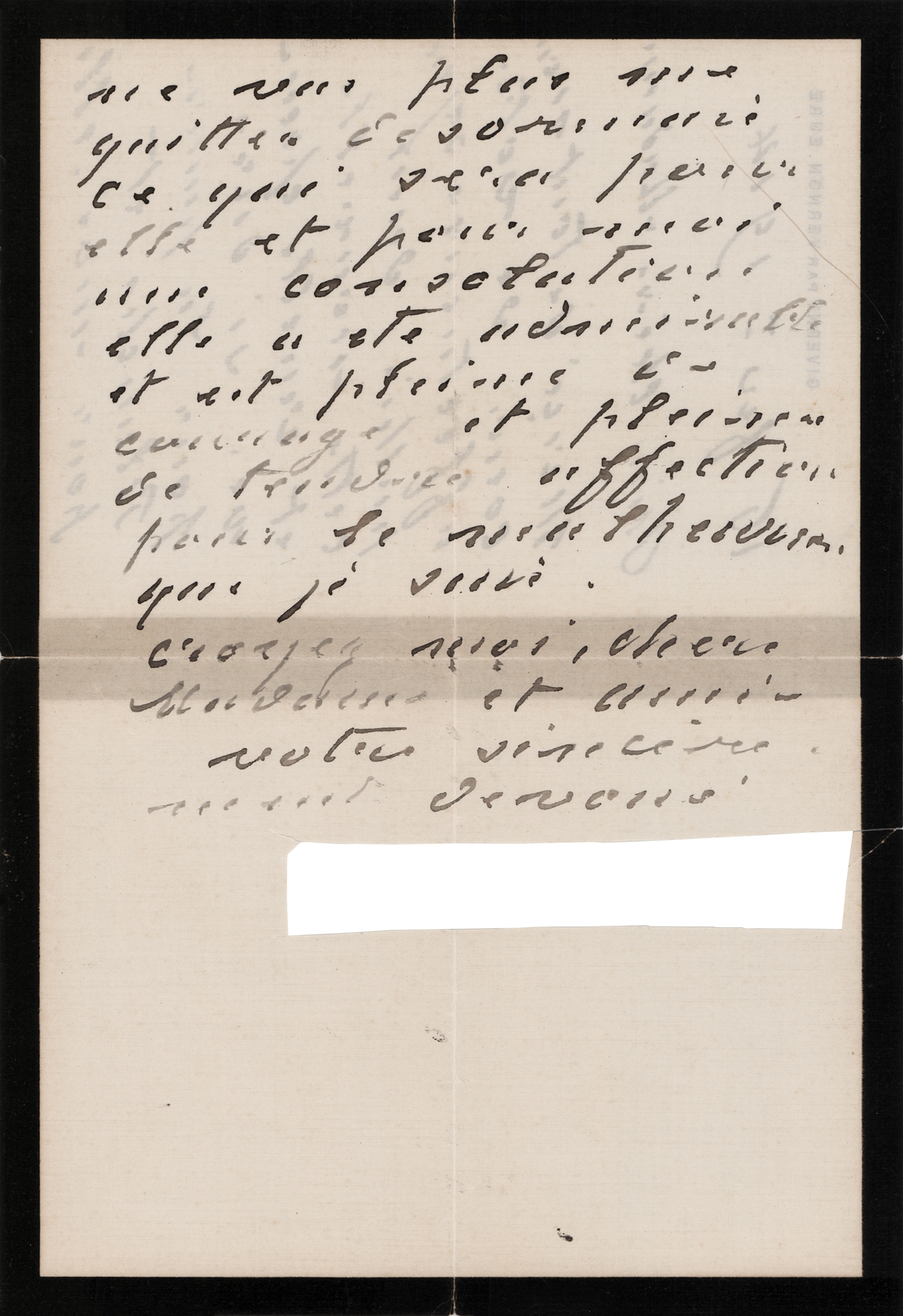 Claude Monet | Claude Monet Autograph Letter on the Death of His Son ...