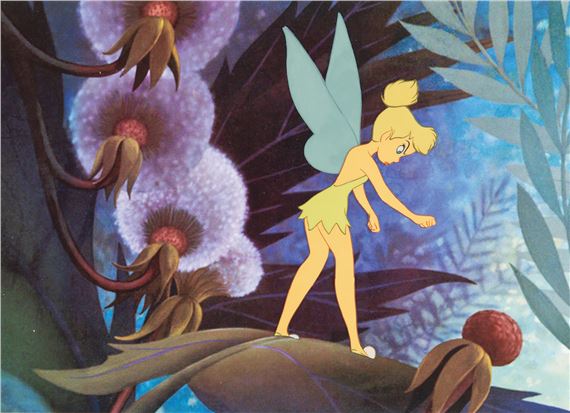 Tinker Bell production cel from Peter Pan