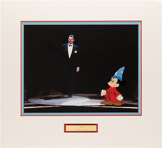 Mickey Mouse production cel from 60th Academy Awards Television Broadcast by Walt Disney Studios, 1988