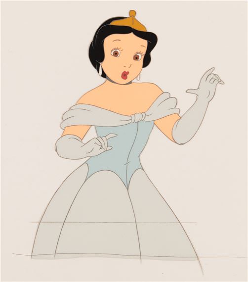 Snow White production cel from 65th Academy Awards Television Broadcast
