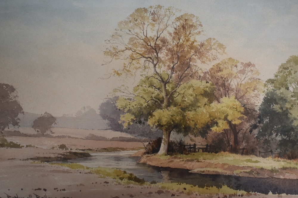 Artwork by Dennis Rothwell Bailey, After Harvest, Made of Watercolour