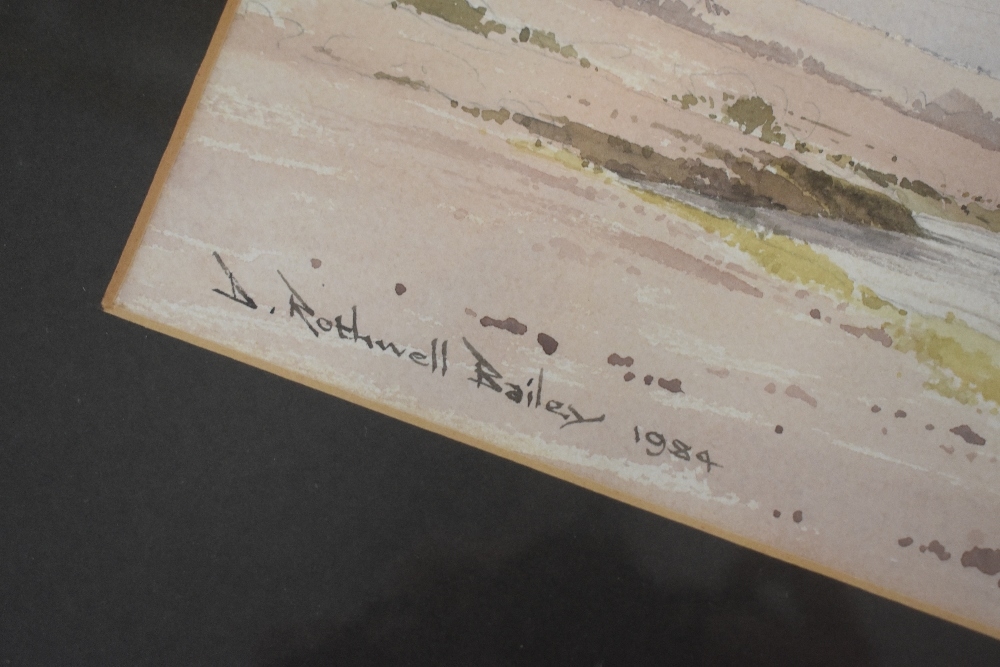 Artwork by Dennis Rothwell Bailey, After Harvest, Made of Watercolour