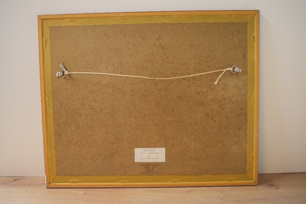 Artwork by Dennis Rothwell Bailey, After Harvest, Made of Watercolour