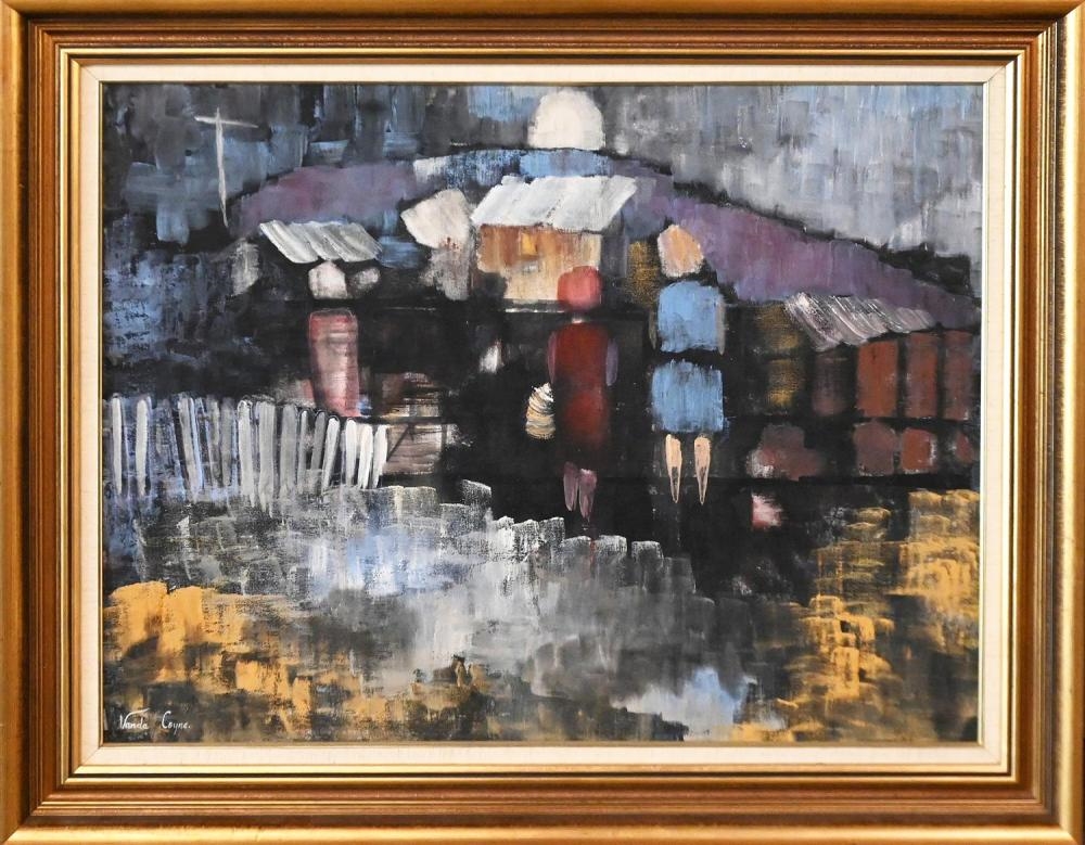 Artwork by Vanda Coyne, WEDNESDAY EVENING, Made of Oil on canvas laid on board