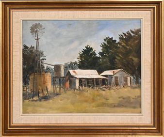 BARN SCENE - Barbara Peake