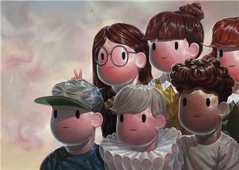 Oil Paintings Explore the Childhood Experience of Going Back to School