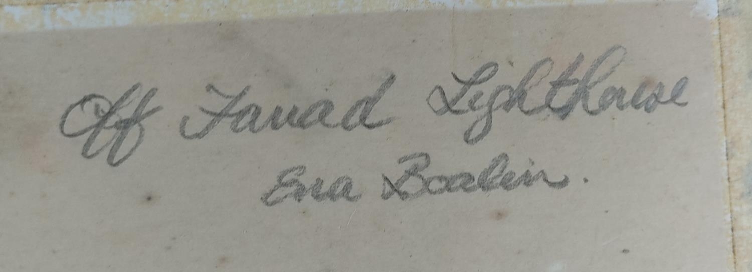 Artwork by Ena Boalin, Off Fanad Lighthouse, Co Donegal, Made of Oil Painting