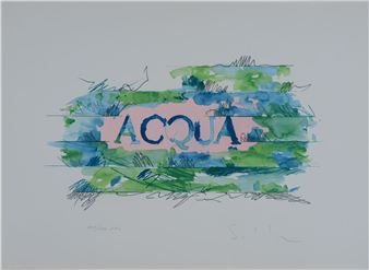Acqua - Mario Schifano