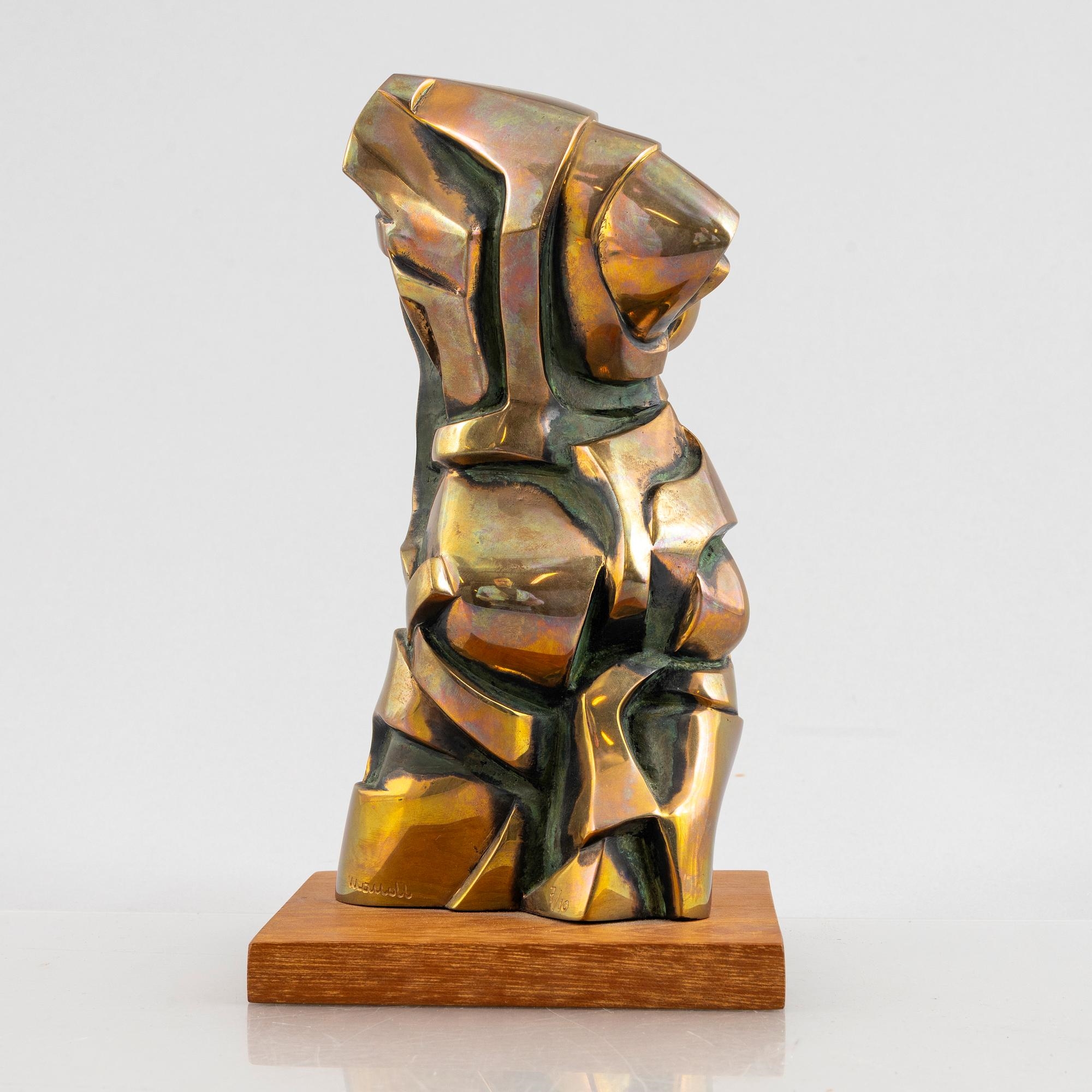 Artwork by Peter Mandl, Torso I, Made of Bronze