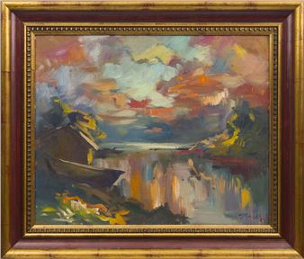 Evening by the sea - Jānis Gailis