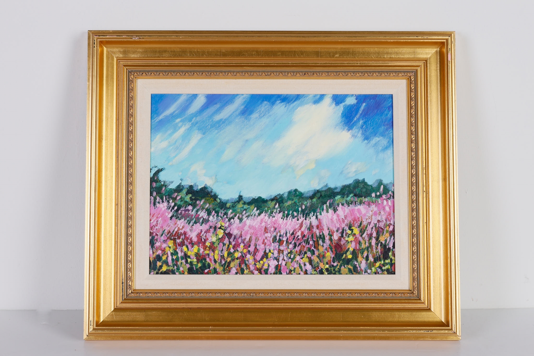 Artwork by Ann Stein, Aroostook Fire Weed, Made of Oil On Canvas