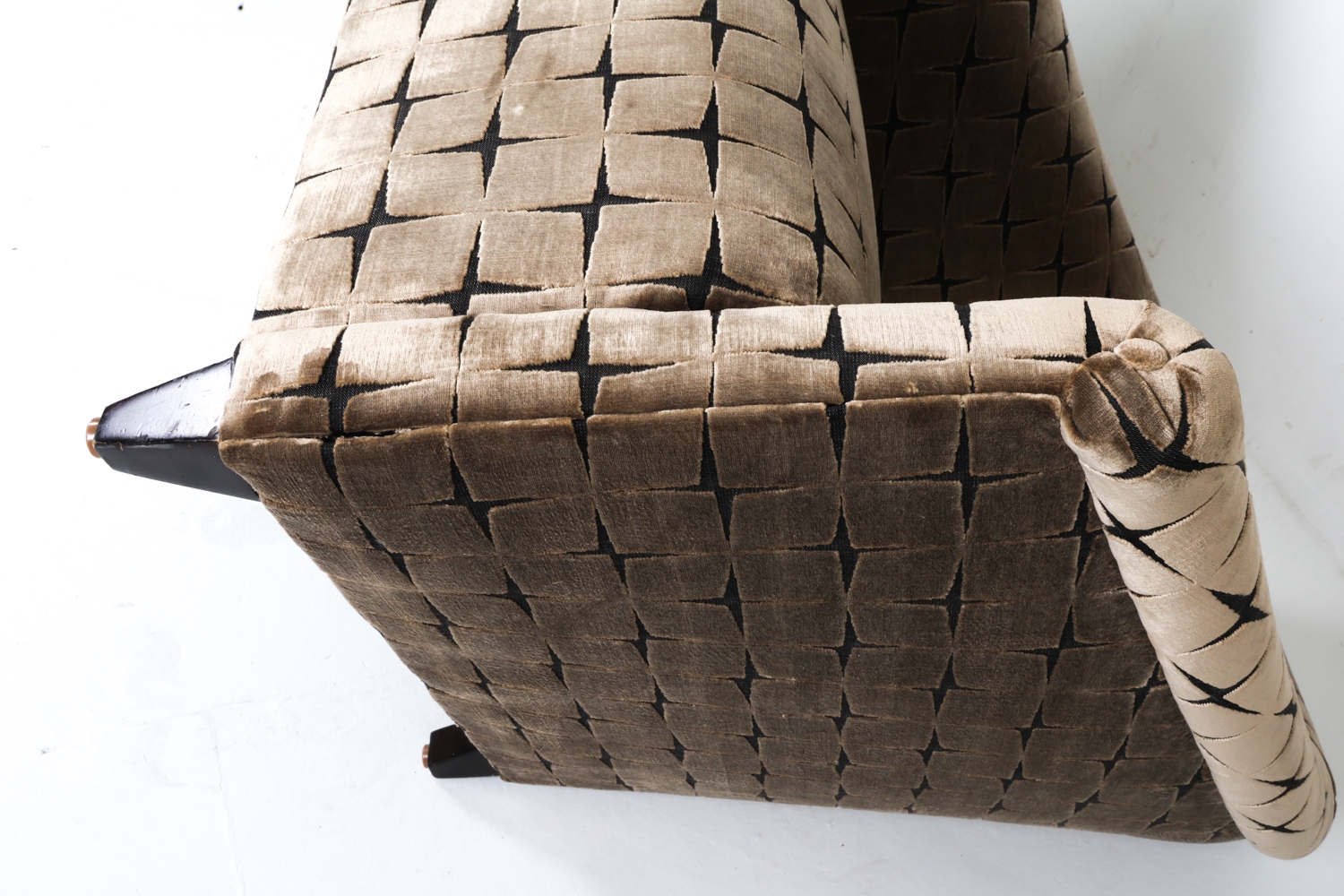 Artwork by Angelo Donghia, PAIR OF LOUNGE CHAIRS