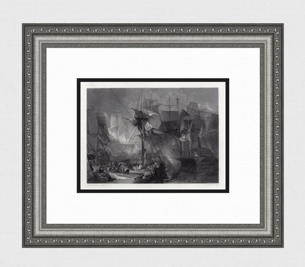 Artwork by Joseph Mallord William Turner, The Death of Nelson, Made of Engraving On Wove Paper