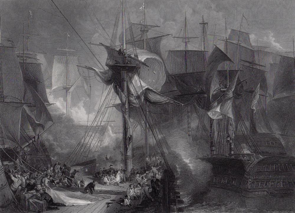 Artwork by Joseph Mallord William Turner, The Death of Nelson, Made of Engraving On Wove Paper