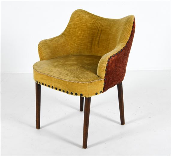 DANISH MOHAIR CLUB CHAIR 1960S by Frode Holm
