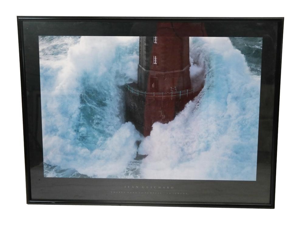 Artwork by Jean Guichard, Phares dans la Tempete - La Jument, Made of Art exhibition posters