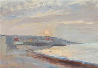 Sunset over the coast at Gilleleje - Poul Friis Nybo
