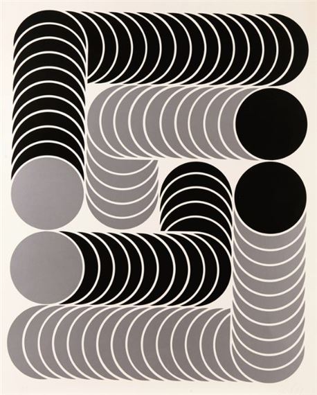 Geometrische Komposition by Thomas Lenk, 1969