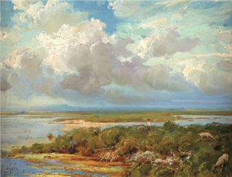 Seenlandschaft - C. Meyer