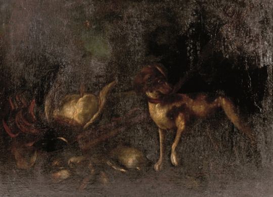 Jagdstillleben mit Hund - Pieter Boel