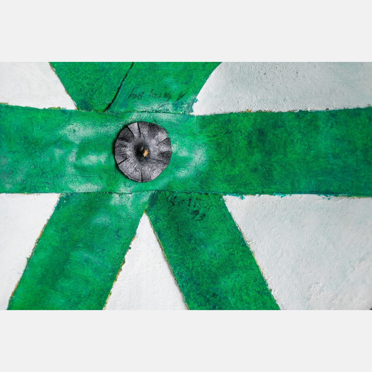 Artwork by Jonathan Seliger, Untitled, Made of Mixed Media, Oil, Alkyd, Acrylic, Modeling Paste On Canvas On Metal Stand