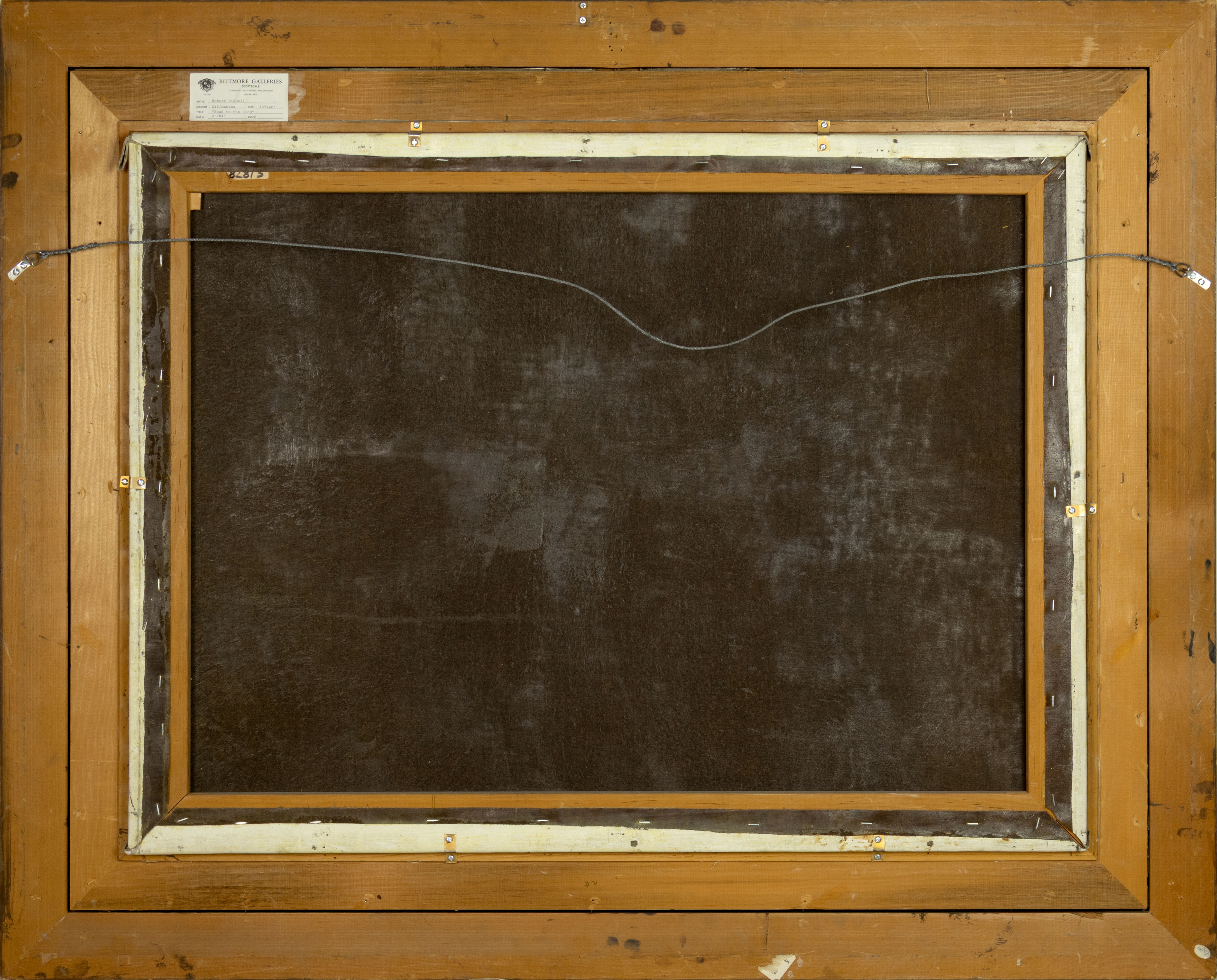 Artwork by Robert Rishell, Road to the Sing, Made of oil on canvas