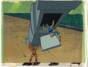 he-man and the masters of the universe production cel