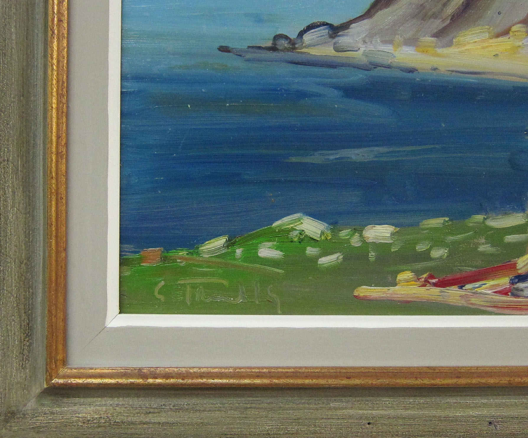 Artwork by Louis Tremblay, Terre-Neuve, Made of oil on panel