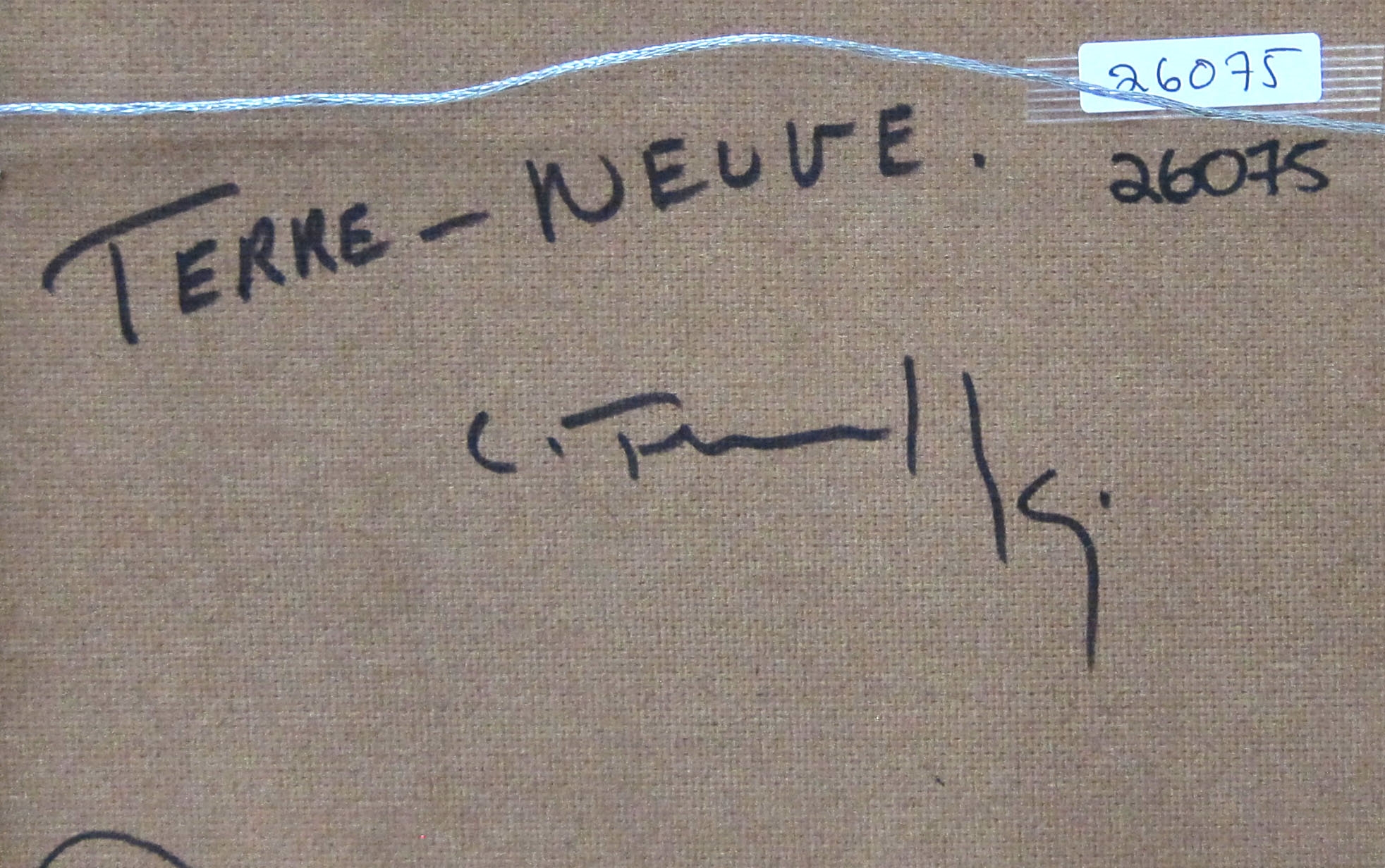 Artwork by Louis Tremblay, Terre-Neuve, Made of oil on panel