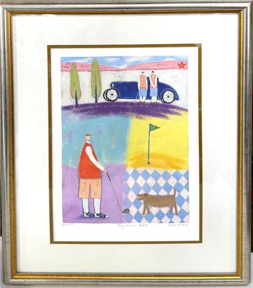 Paula McArdle シルクスクリーン　Dog and Bone Paula McArdle シルクスクリーン Dog and Bone Paula McArdle