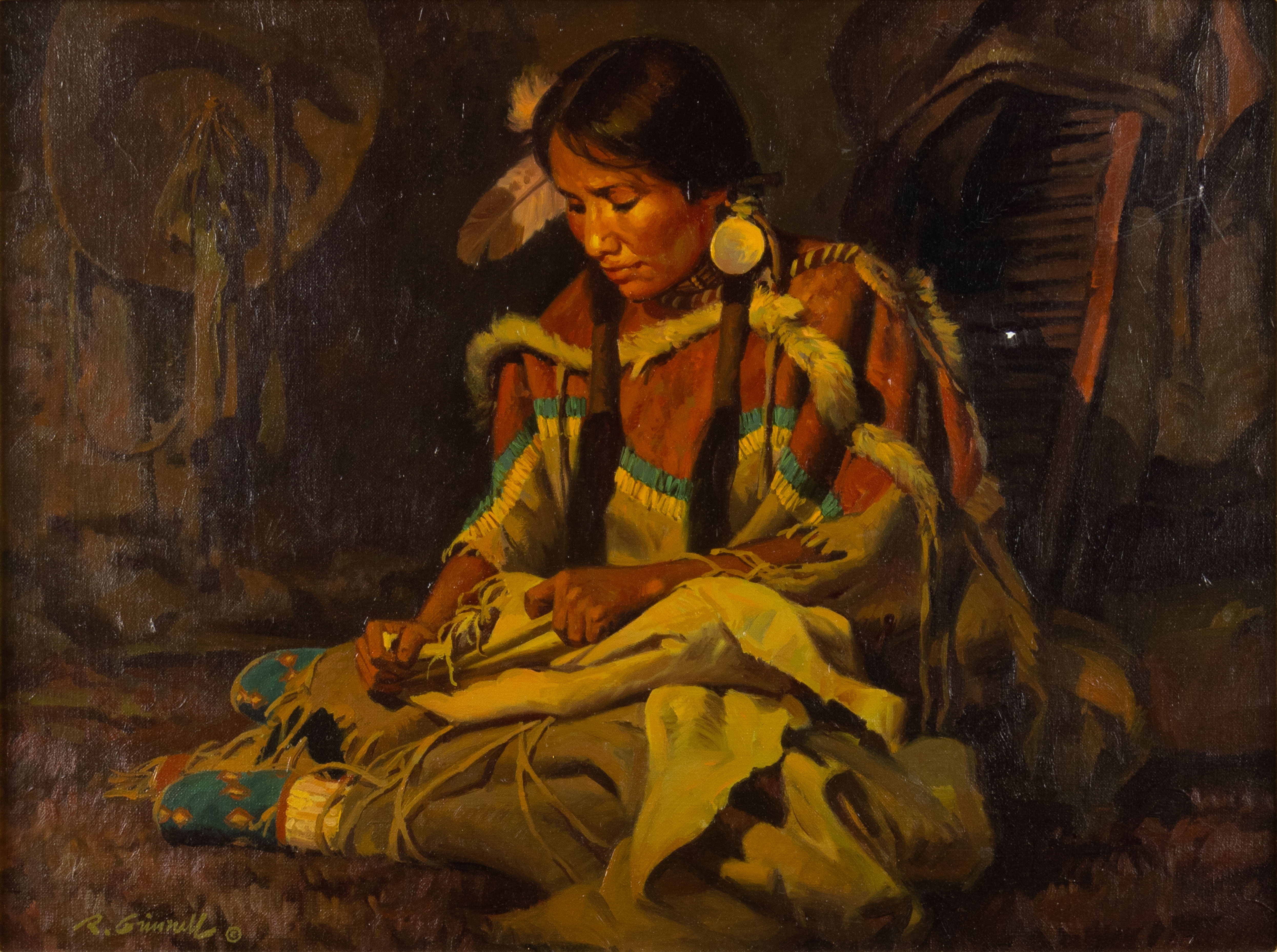Roy Grinnell | Turning Star - Crow | MutualArt