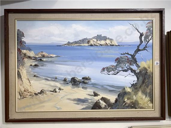 絵画　美術品　Aston Greathead アストングレートヘッド　タスマニア Aston Greathead - Kaikoura Coast