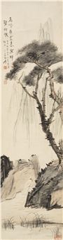 The Hermit Under the Pine Tree - Zhang Daqian