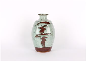 Tall Stoneware Bottle - John Jelfs