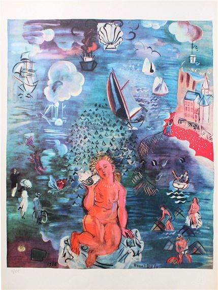 Amphitrite by Raoul Dufy, 1936