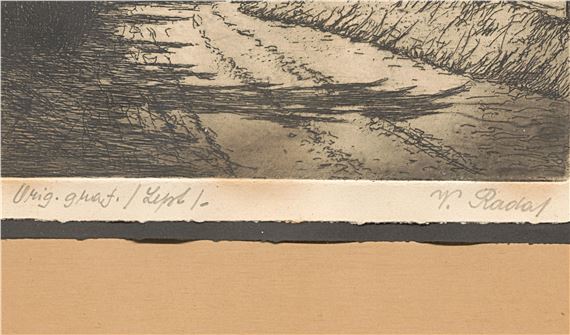 Vilém Emil Rada | Pohled na hrad | MutualArt