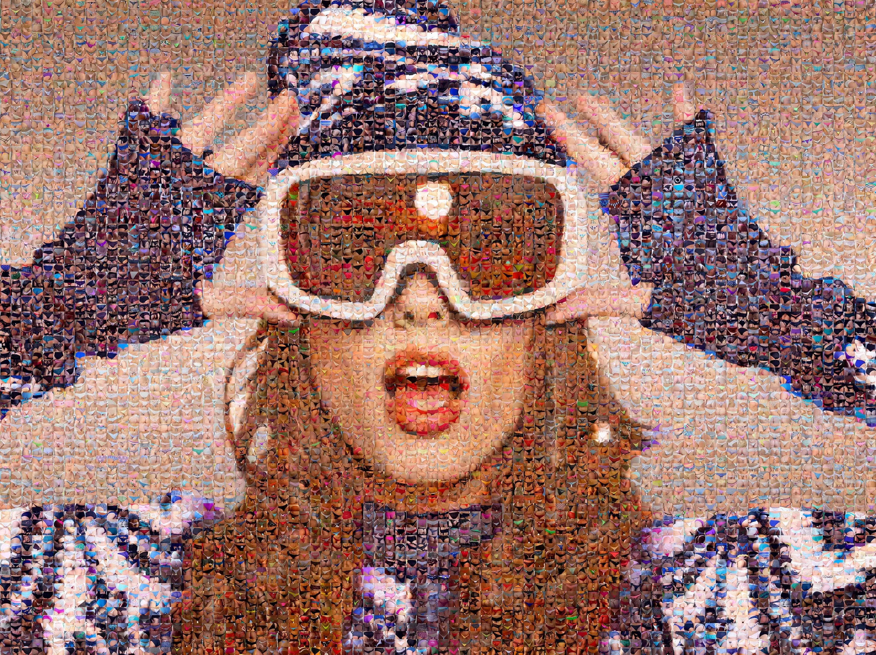 Artwork by Joël Moens De Hase, Ready Large blue, Made of Print on hahnemüle paper