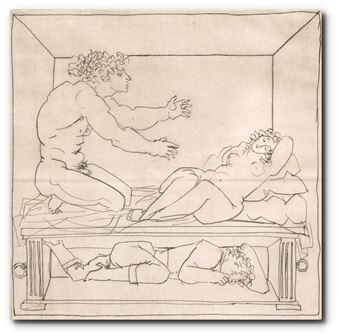 Ilustrace k Dekameronu - Fritz Bauer