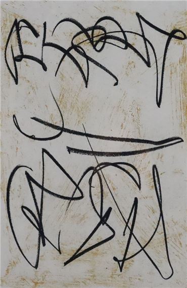 Ohne Titel, Blatt aus dem Zyklus "Anamnesis - Theodor Werner