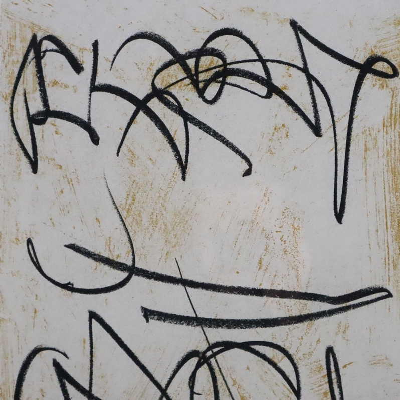 Artwork by Theodor Werner, Ohne Titel, Blatt aus dem Zyklus "Anamnesis, Made of lithograph