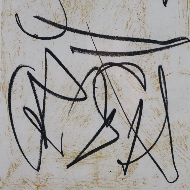 Artwork by Theodor Werner, Ohne Titel, Blatt aus dem Zyklus "Anamnesis, Made of lithograph