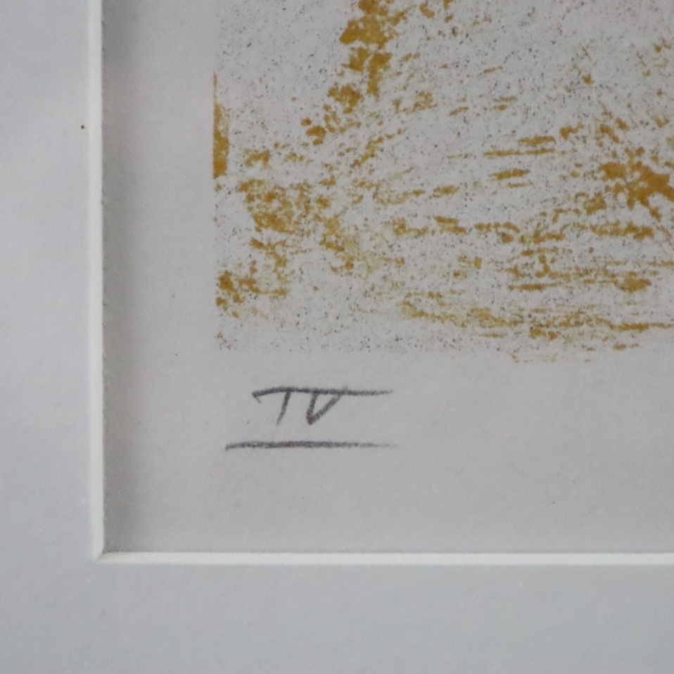 Artwork by Theodor Werner, Ohne Titel, Blatt aus dem Zyklus "Anamnesis, Made of lithograph