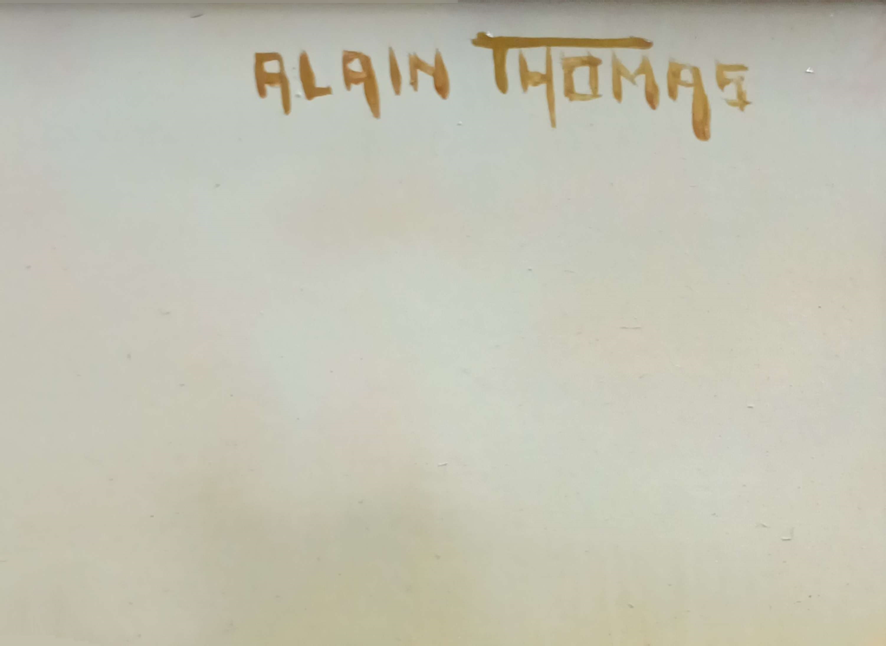 Artwork by Alain Thomas, Paysage d'été, Made of Acrylic On Panel