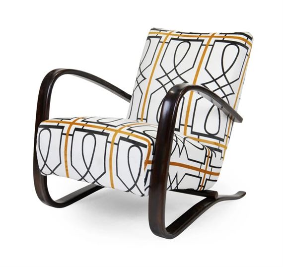 Model 'H269' armchair by Jindrich Halabala, circa 1930