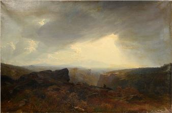 View towards the Brocken - Hugo Knorr