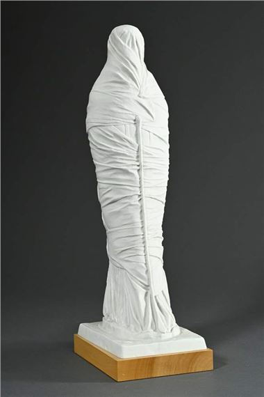 Standing robed figure - Edgar Augustin