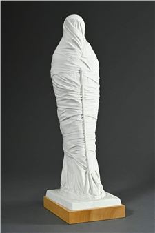 Standing robed figure - Edgar Augustin