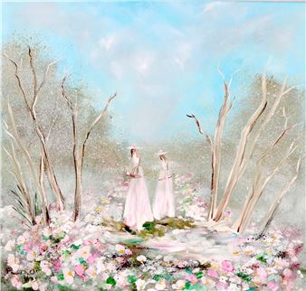 WOMEN IN FLOWER FIELDS - Petro Vas